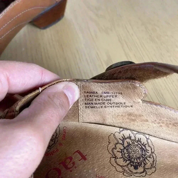 Taos Leather Brown Mary Jane Shoe Comfort Support Sz 6 Business Casual Walking - Picture 7 of 10